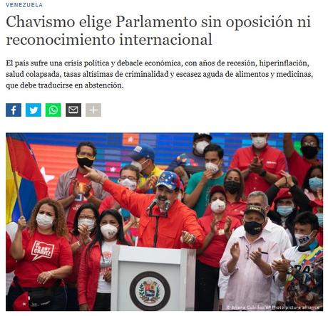 Así reporta el mundo las elecciones en Venezuela