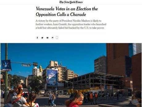 Así reporta el mundo las elecciones en Venezuela