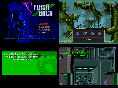Nuevo parche de traducción al español para Flashback de Sega Mega Drive / Genesis Nuevo parche de traducción al español para Flashback de Sega Mega Drive / Genesis