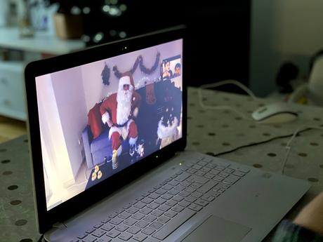 ¡Recibimos una videollamada de Papá Noel!