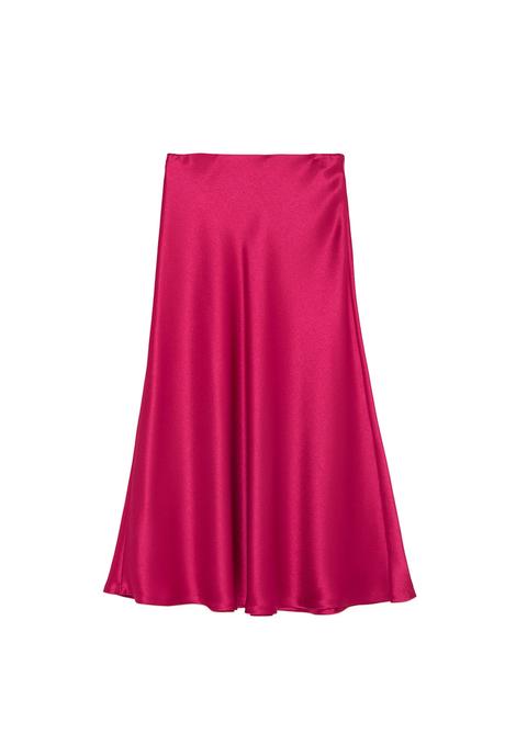 Falda Midi Saten Zara Falda Midi Saten Zara