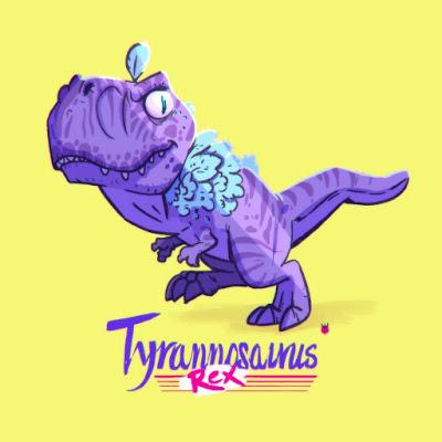 El #dinovember ochentero de Ulises Padilla