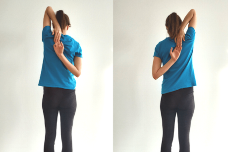 Ejercicios para mejorar la movilidad de los hombros.