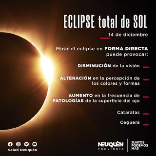 Recomendaciones para ver de manera segura el Eclipse de Sol 2020 en Neuquén