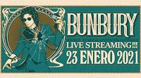 Concierto en streaming de Bunbury el 23 de Enero del 2021