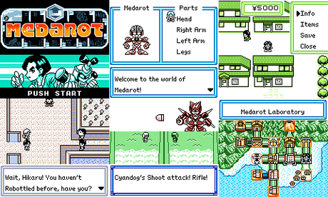 Medarot: Kabuto Version y Medarot: Kuwagata Version de Game Boy traducidos al inglés