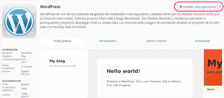 Cómo instalar WordPress