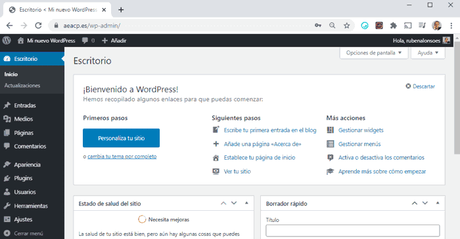 Cómo instalar WordPress