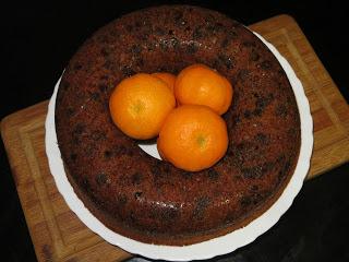 BIZCOCHO DE MANDARINA Y CHOCOLATE