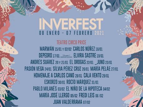 Inverfest 2021: 40 conciertos en 5 sedes