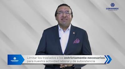 URGE COPARMEX CDMX A ACATAR LAS MEDIDAS PARA EVITAR CONTAGIOS EN LA CIUDAD DE MÉXICO