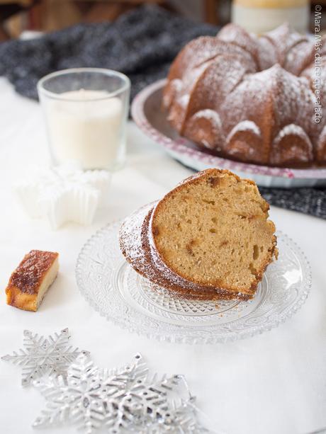 Bundt cake de turrón de yema tostada