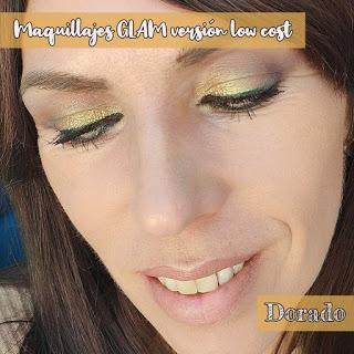 Maquillajes GLAM versión low cost: DORADO
