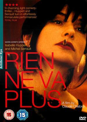 RIEN NE VA PLUS (NO VA MÁS) - Claude Chabrol RIEN NE VA PLUS (NO VA MÁS) - Claude Chabrol