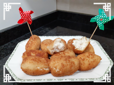 CROQUETAS DE MERLUZA Y GRUYERE