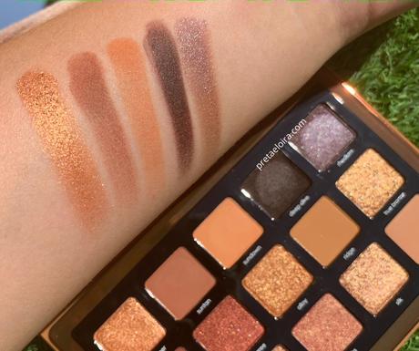 Swatches Bronce Palette de Natasha Denona