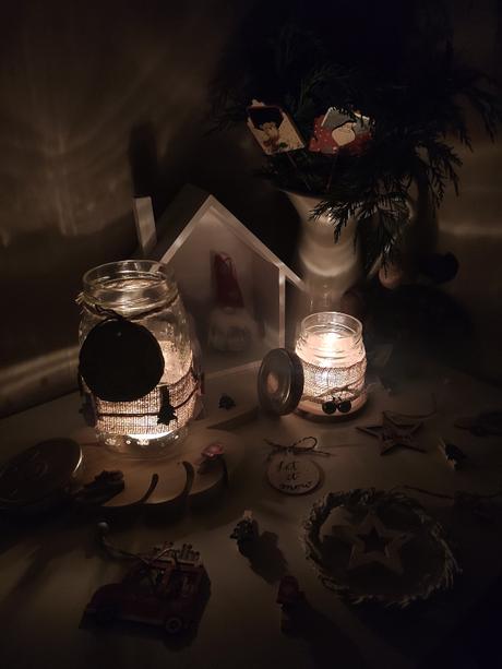 DIY: Portavelas navideño