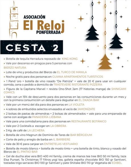 La Asociación El Reloj sortea dos cestas compuestas por productos y servicios de los diferentes negocios 2