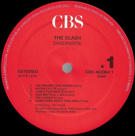 The Clash -Sandinista 3Lp 1980