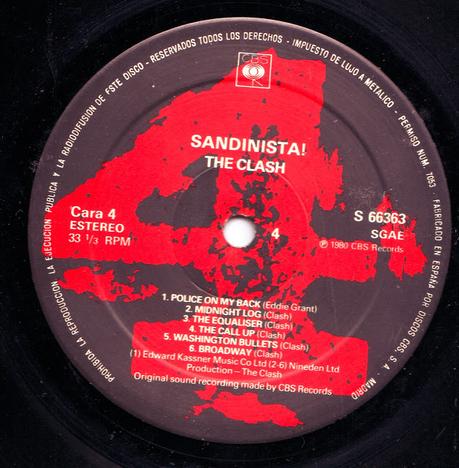 The Clash -Sandinista 3Lp 1980