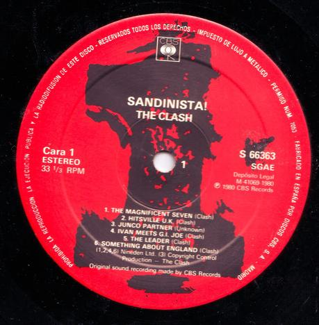 The Clash -Sandinista 3Lp 1980