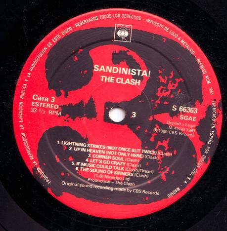 The Clash -Sandinista 3Lp 1980