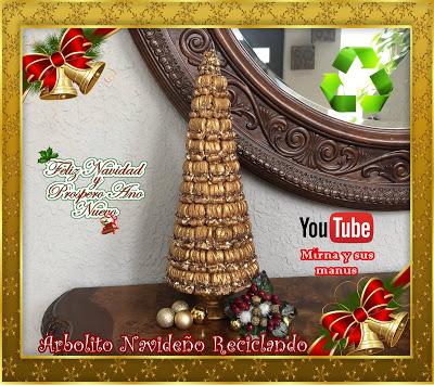 Diy. Arbolito Navideño Reciclando