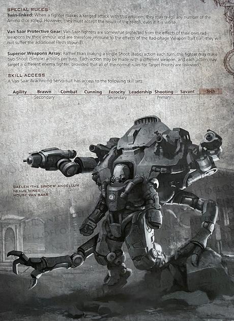 El nuevo Arachni-Rig de los Van Saar