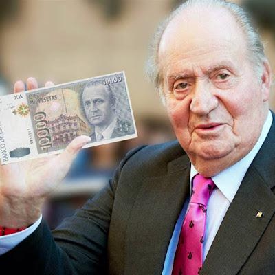 El rey emérito confiesa que ha defraudado a Hacienda y que le han pillado.