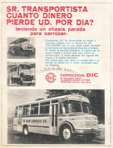 Carrocerías para colectivos a finales de los años setenta Carrocerías para colectivos a finales de los años setenta