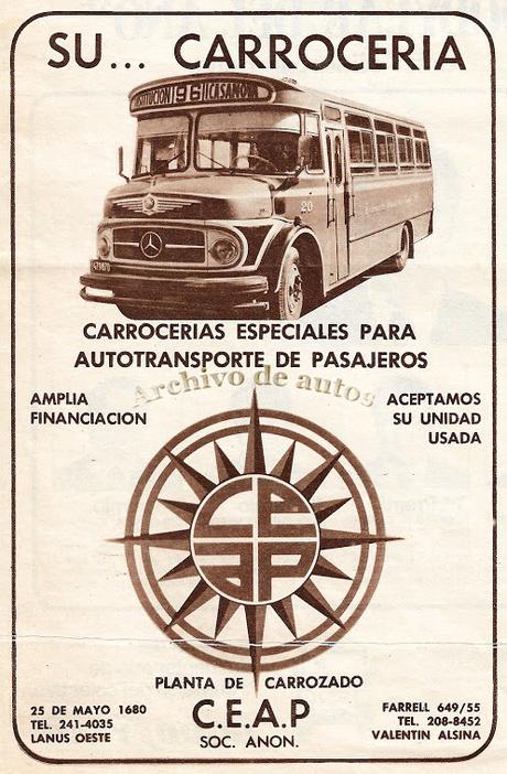 Carrocerías para colectivos a finales de los años setenta Carrocerías para colectivos a finales de los años setenta