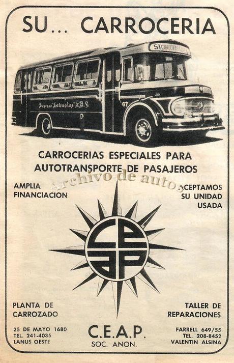 Carrocerías para colectivos a finales de los años setenta Carrocerías para colectivos a finales de los años setenta