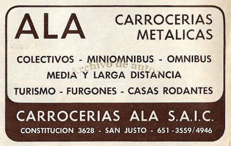 Carrocerías para colectivos a finales de los años setenta Carrocerías para colectivos a finales de los años setenta