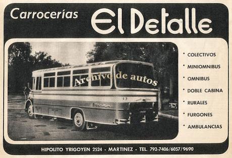 Carrocerías para colectivos a finales de los años setenta Carrocerías para colectivos a finales de los años setenta