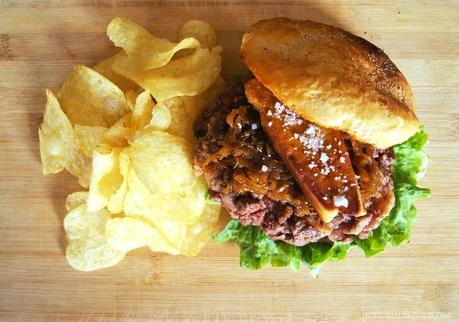 Hamburguesa de pato y foie