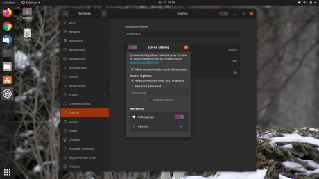 Como compartir pantalla en Linux Ubuntu