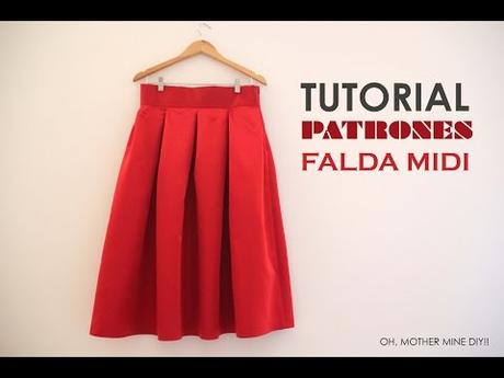 Patron De Falda Circular Con Tablones