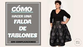 Patron De Falda Circular Con Tablones