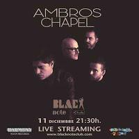Concierto de Ambros Chapel en Black Note Club