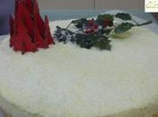 Tarta Navidad coco chocolate blanco.