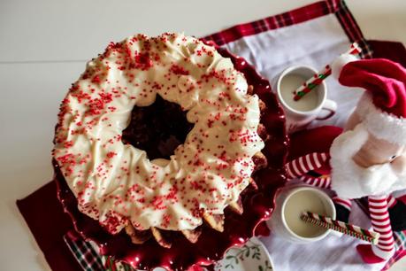 Red Velvet Marble Bundt Cake