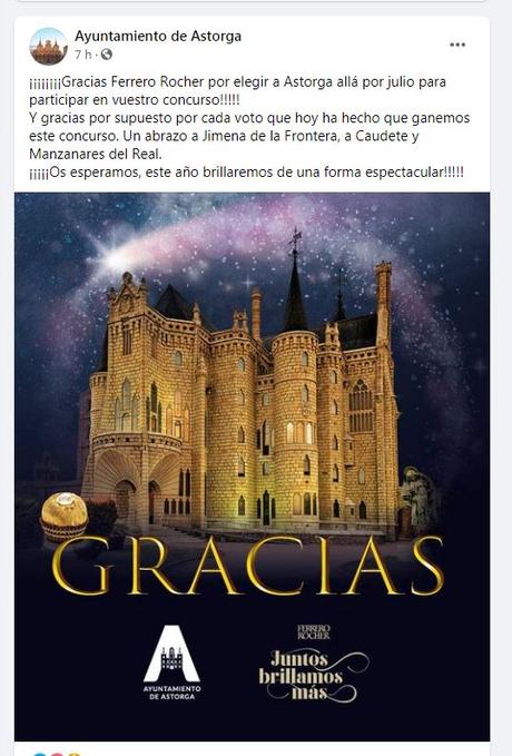 Astorga se alza ganadora y lucirá la iluminación navideña organizada por Ferrero Rocher 8