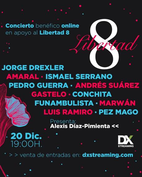 Concierto benéfico online en apoyo al Libertad 8