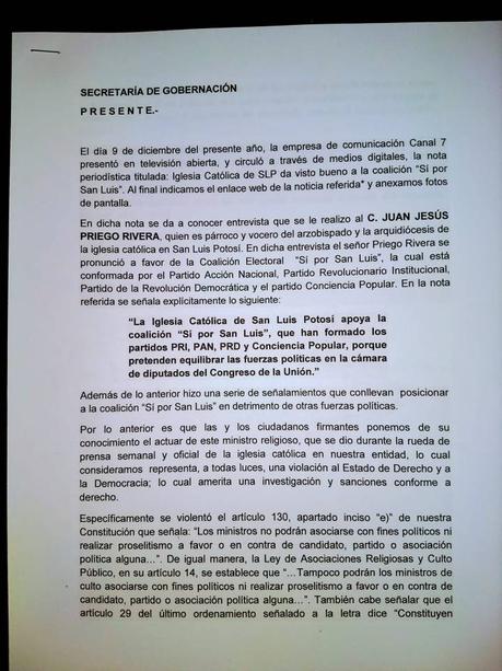 Piden sanción a Jesús Priego por proselitismo político