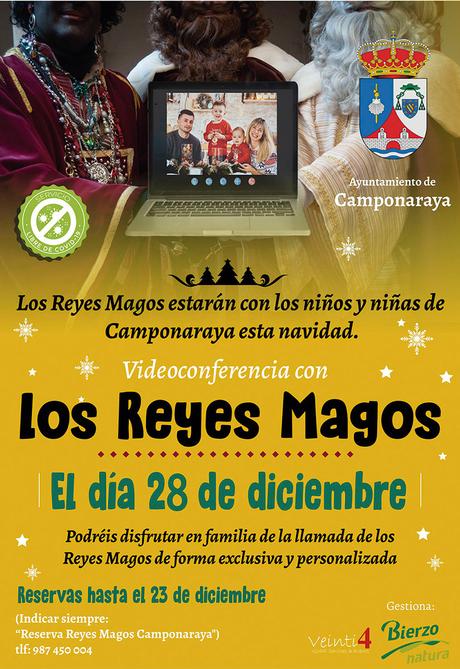Videoconferencia con los Reyes Magos  en Camponaraya 1