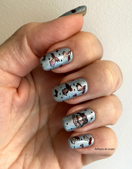 Manicura Campanas reto #EsmaltandoNavidad Manicura Campanas reto #EsmaltandoNavidad