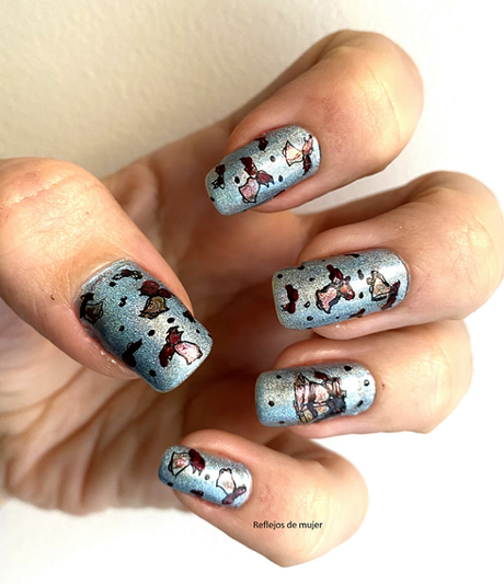 Manicura Campanas reto #EsmaltandoNavidad Manicura Campanas reto #EsmaltandoNavidad