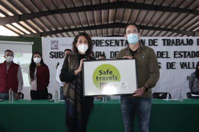 RECIBE VALLE DE BRAVO DISTINTIVO SAFE TRAVELS POR BRINDAR SEGURIDAD Y CONFIANZA AL TURISMO