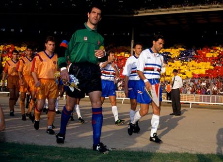 Sampdoria y Barcelona jugaron la final de la Copa de Europa de 1992.