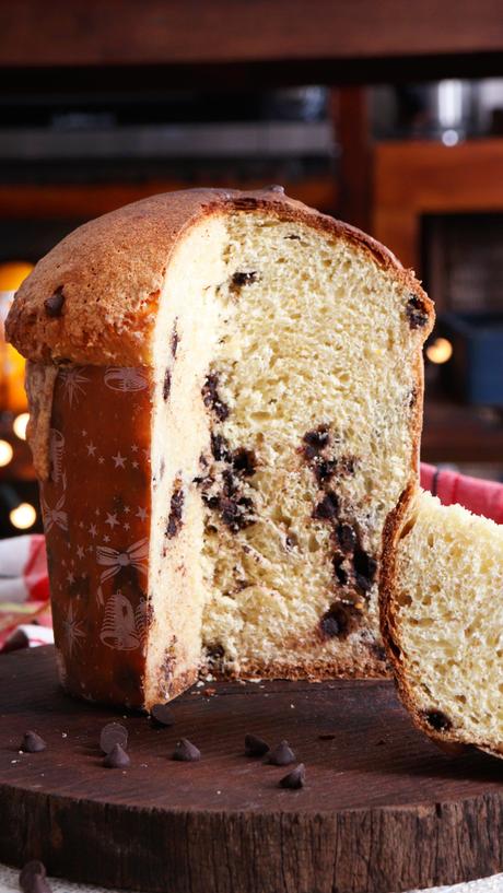 panettone de masa madre pan dulce glaseado